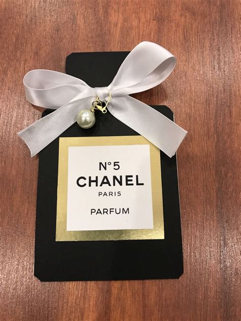 chanel birthday card
